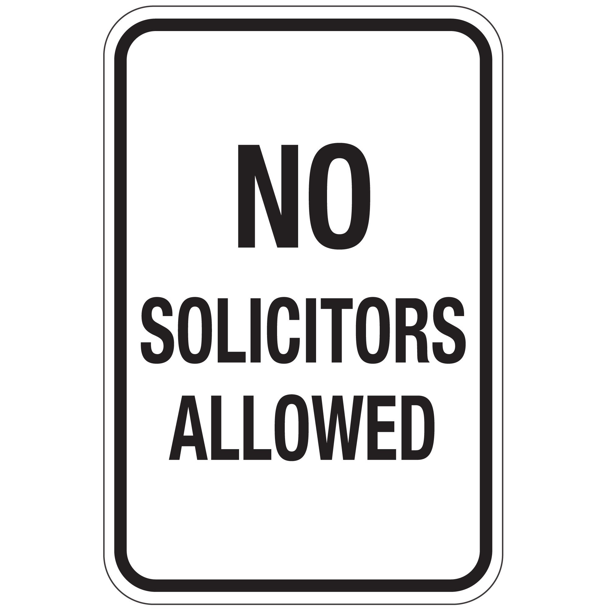 No Solicitors Sign Printable