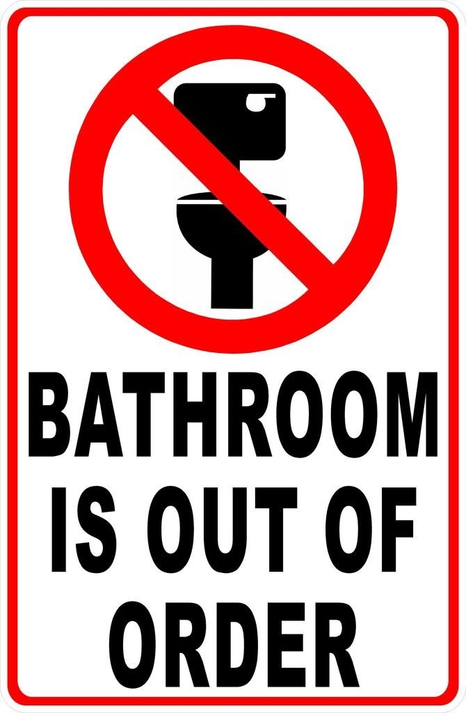Out Of Order Bathroom Sign Printable BATHROOM BHE