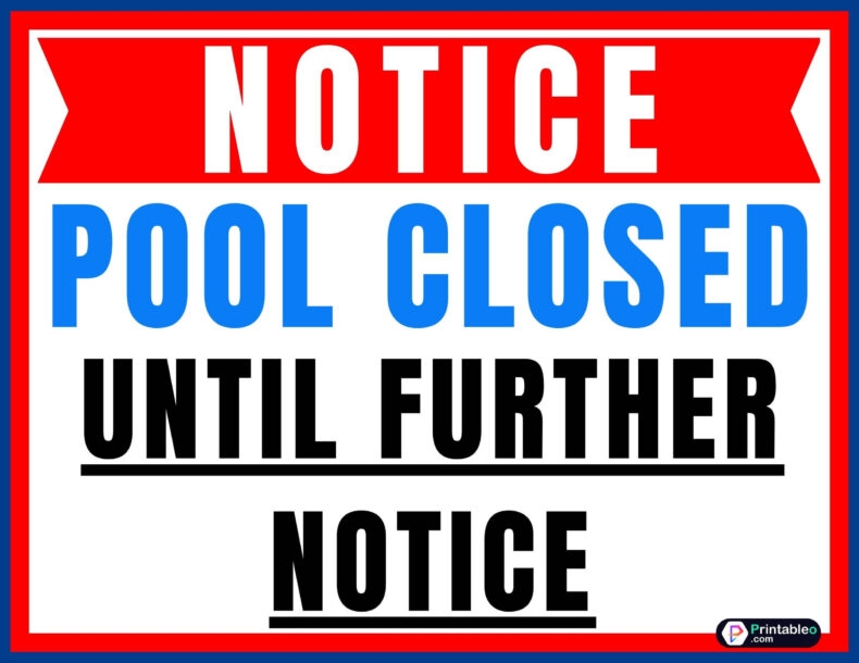 Pool Closed Sign Printable Outlet Shop Nationaldefensepac