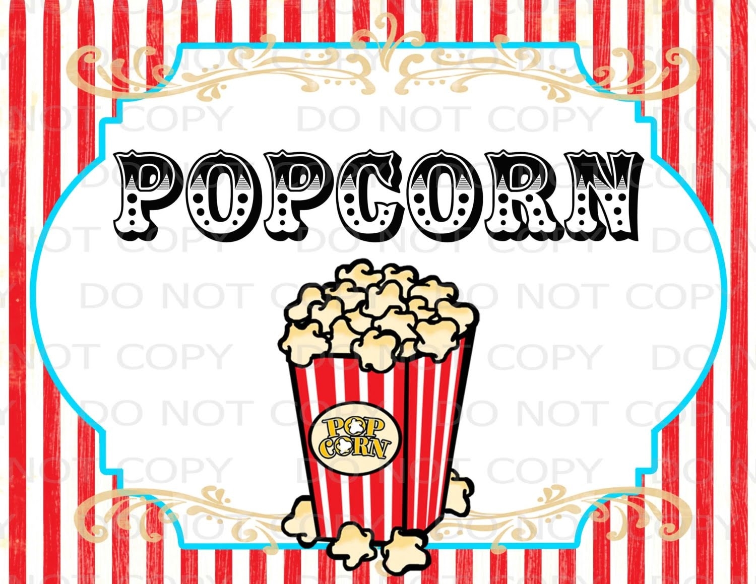 Popcorn Sign Printable Printable Templates Online By Paul Printable