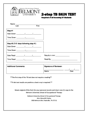 Ppd Test Form Printable Ppd Test Form Printable