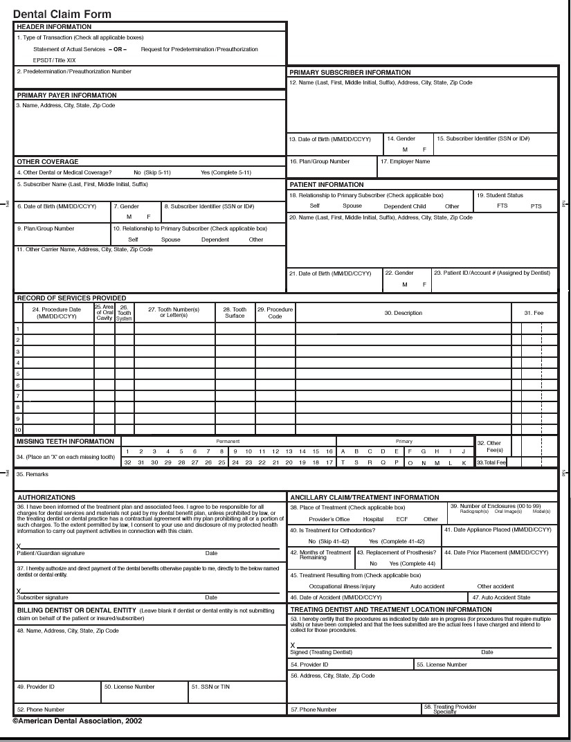Printable Ada Claim Form Printable Form 2024
