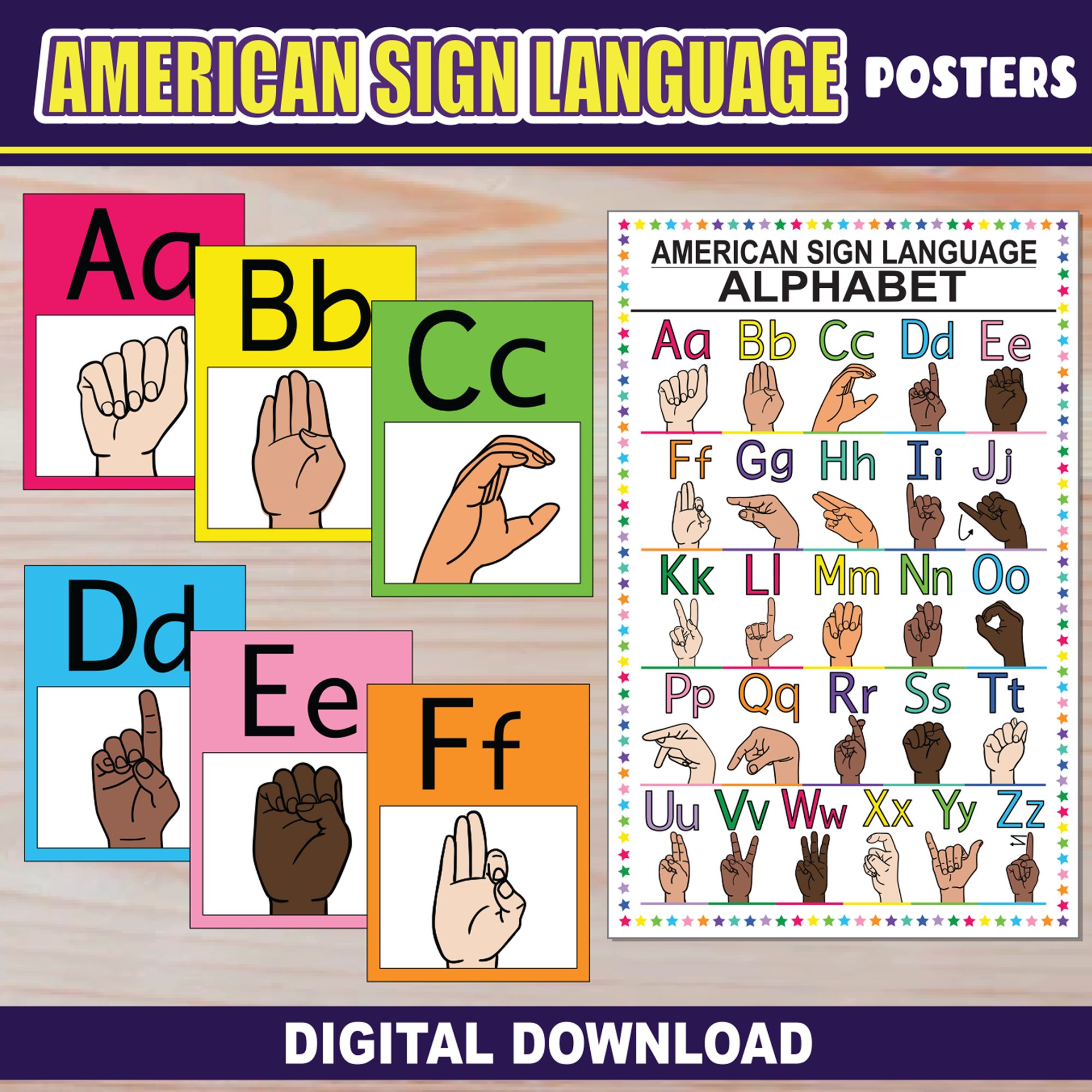 Printable Asl Alphabet American Sign Language Alphabe Vrogue co