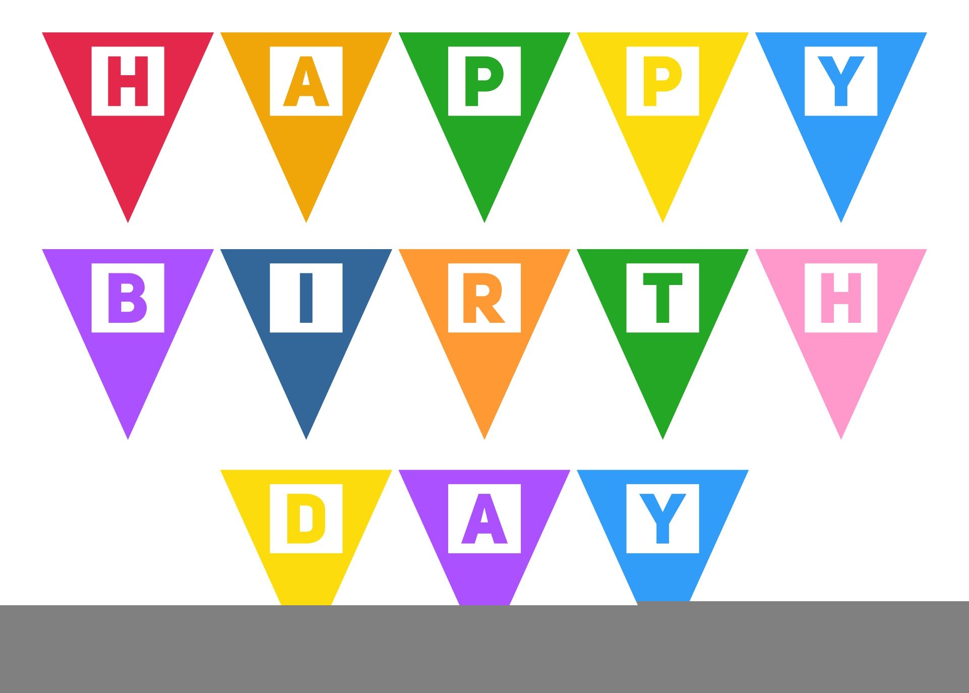 Printable Birthday Signs Printable Calendars AT A GLANCE