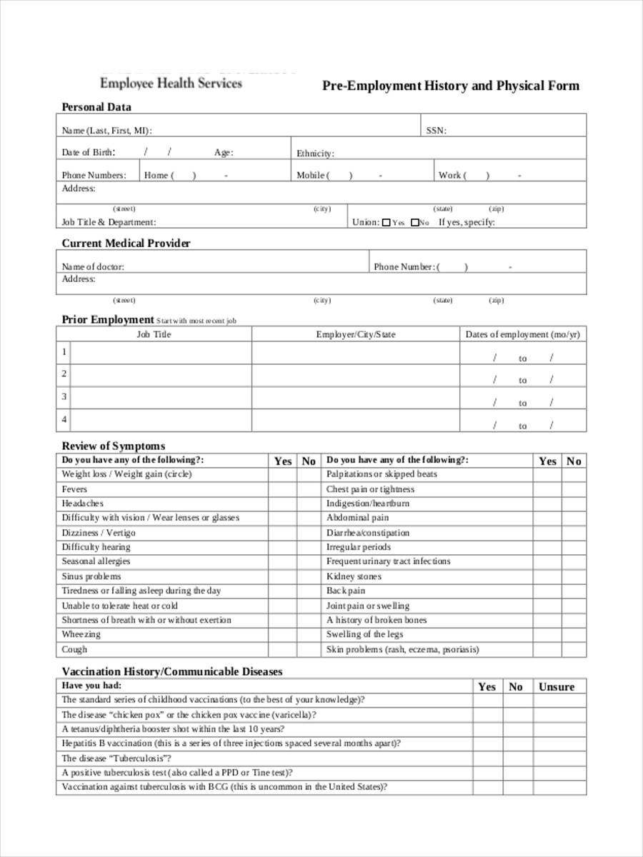 Printable Blank Basic Physical Form Printable Forms Free Online Printable Blank Basic Physical Form Printable Forms Free Online