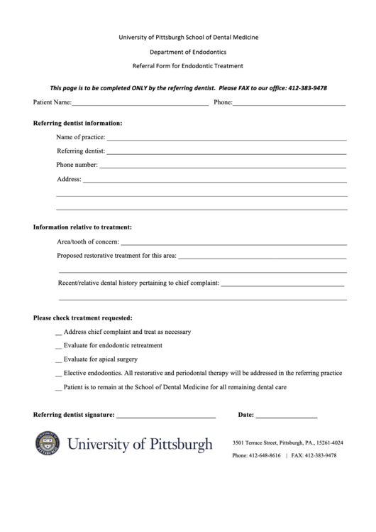 Printable Blank Dental Referral Form Printable Forms Free Online Printable Blank Dental Referral Form Printable Forms Free Online