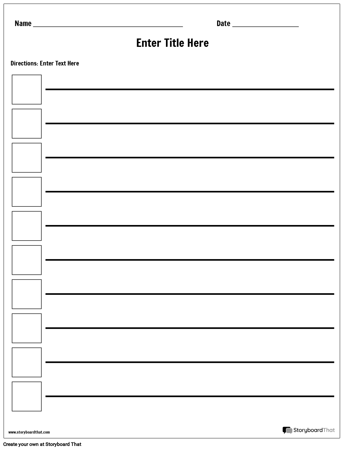 Printable Check List