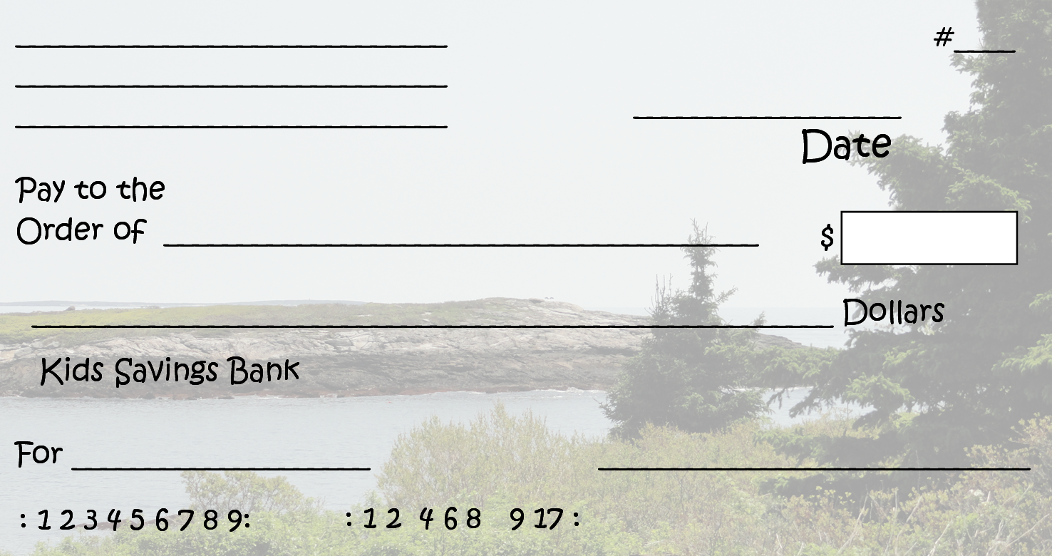 Printable Fake Checks Template