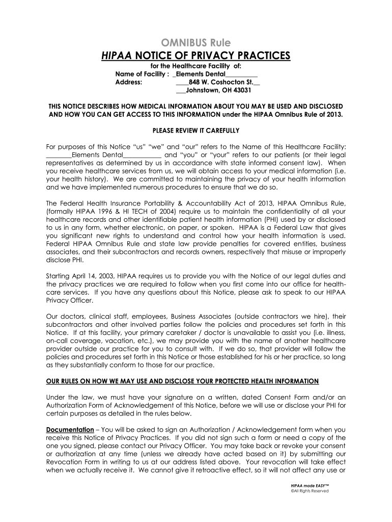 Printable Federal Hipaa Forms For Patients To Sign Printable Forms 