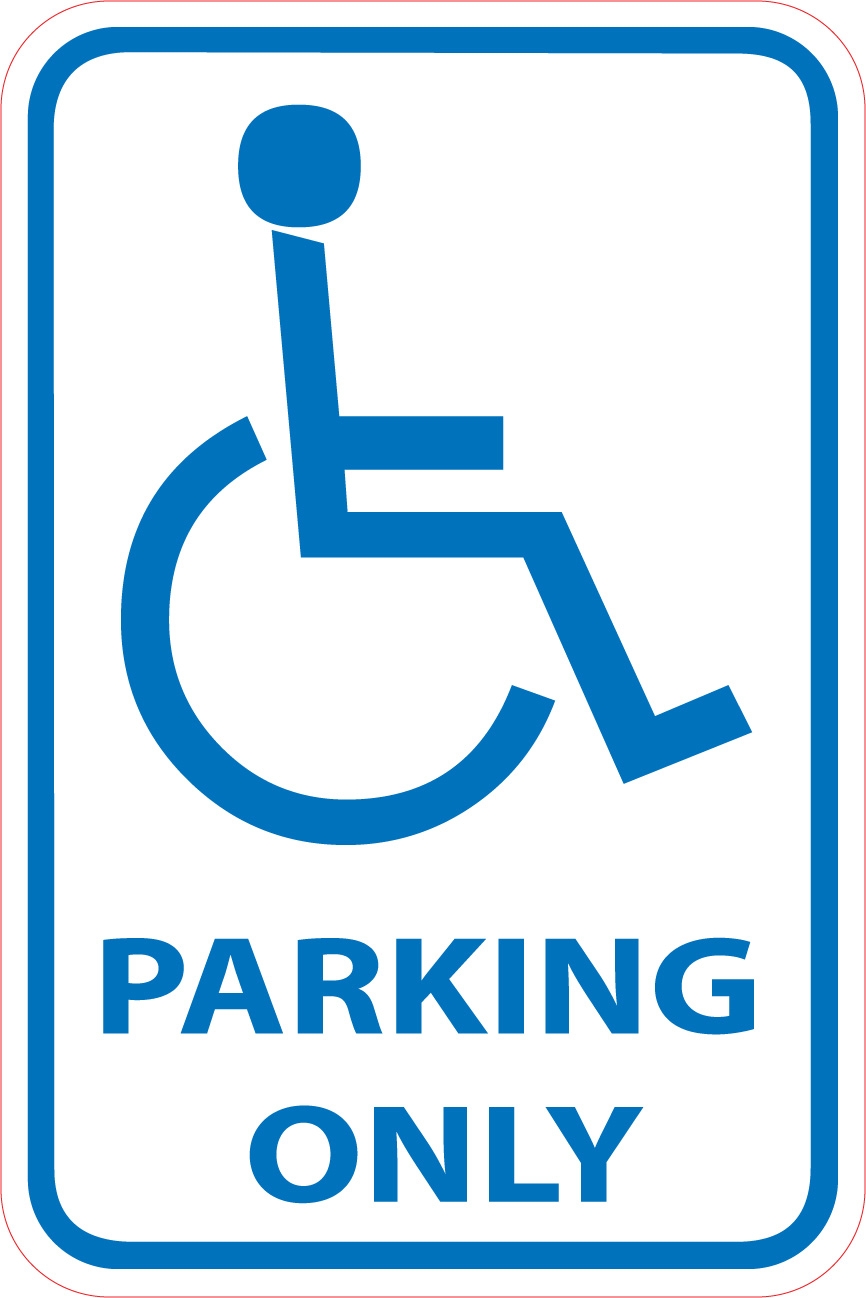 Printable Handicap Sign ClipArt Best
