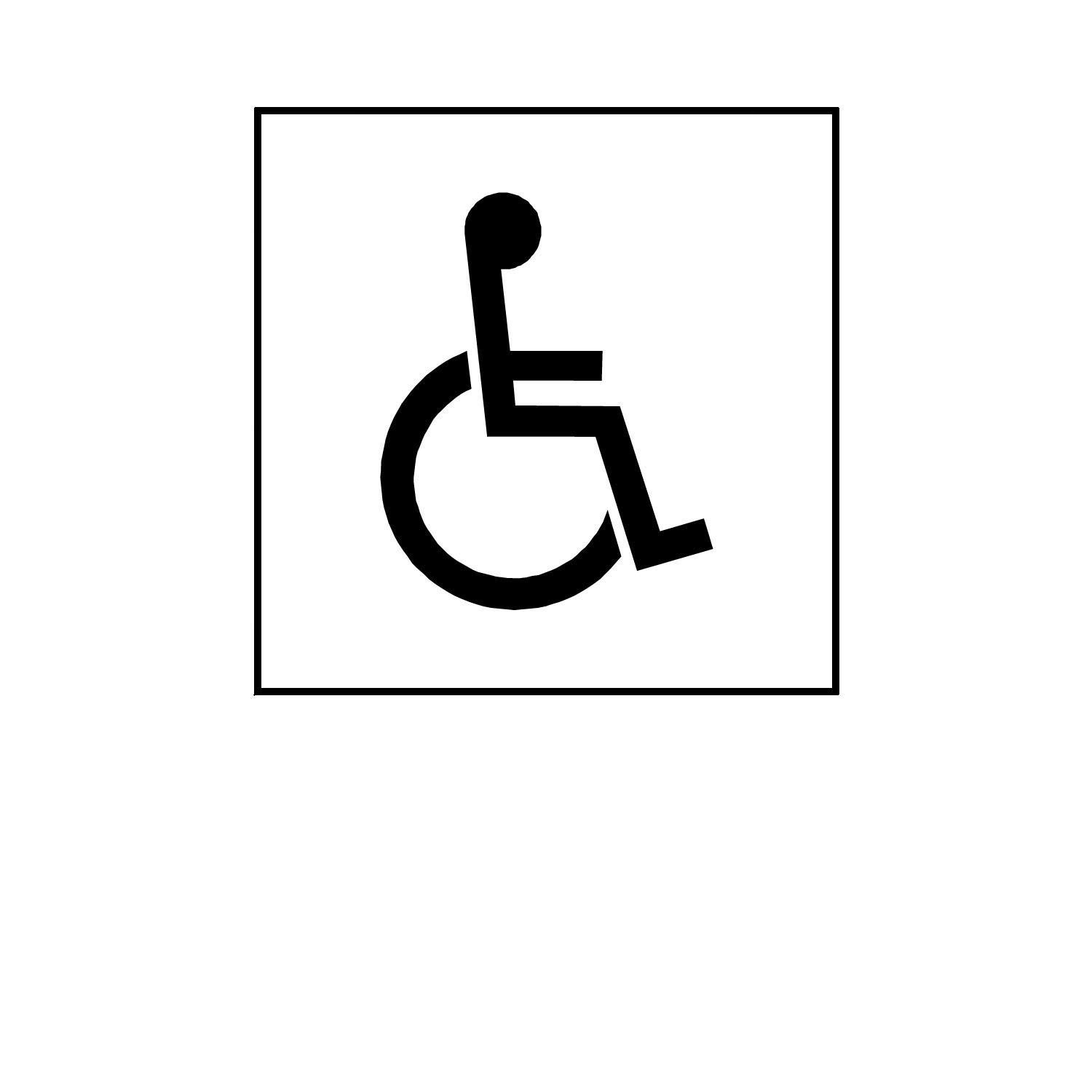 Printable Handicap Sign Cliparts co