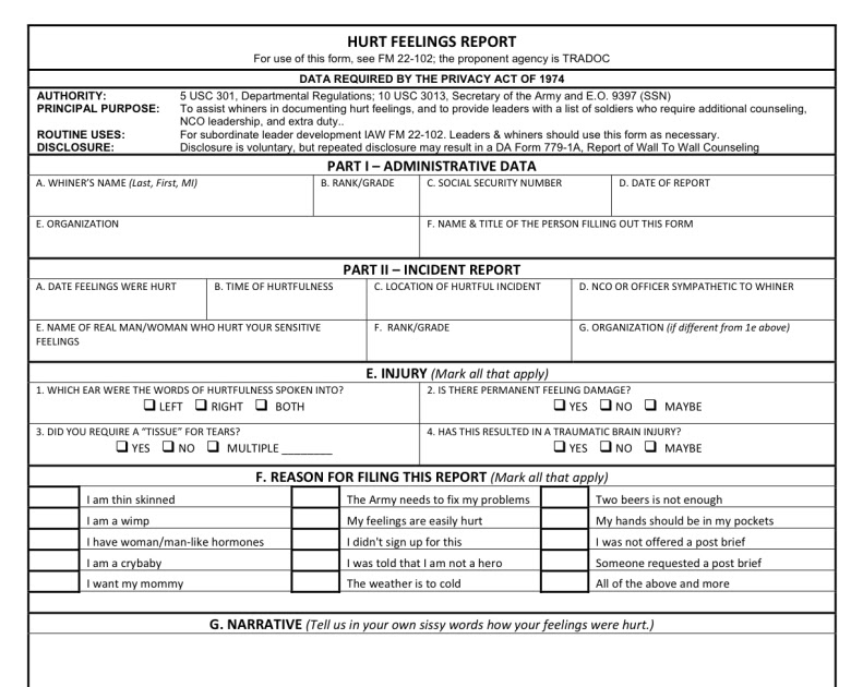 Printable Id10t Form Printable Forms Free Online