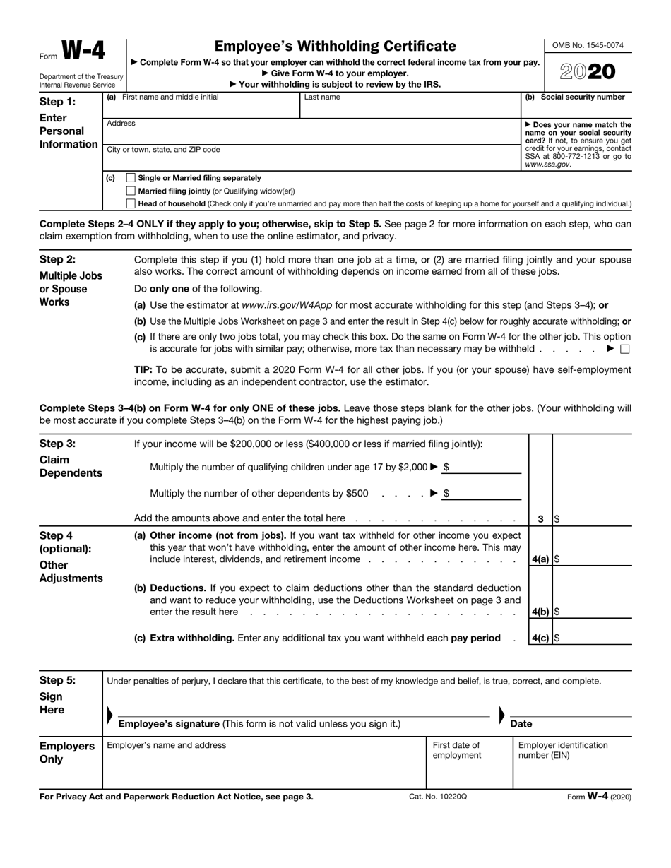 Printable Irs Forms W Printable Forms Free Online