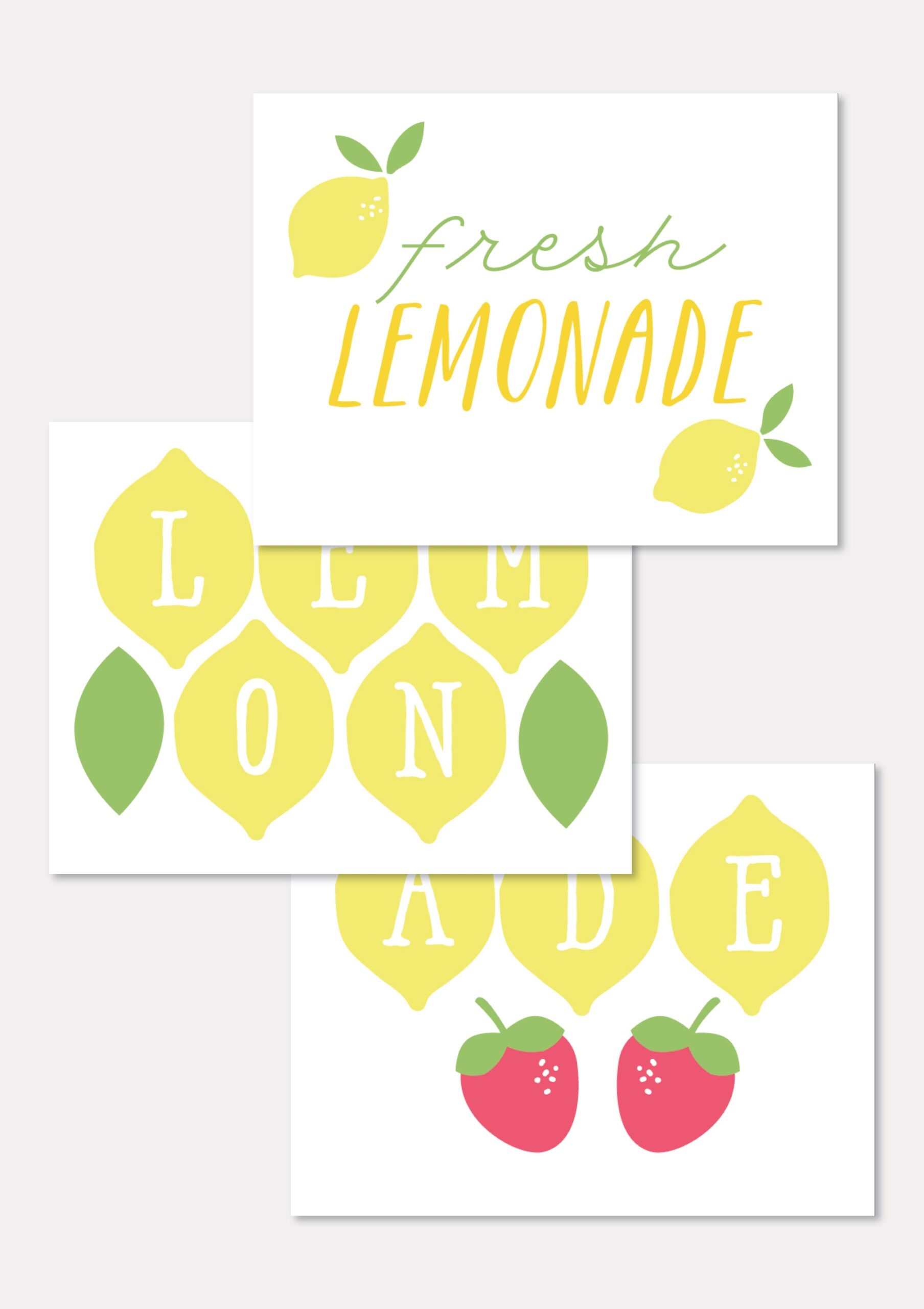 Printable Lemonade Stand Signs Printable Free Templates