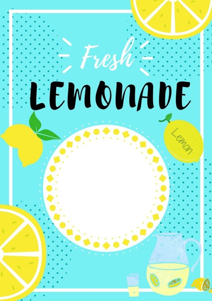 Printable Lemonade Stand Signs Printable Word Searches