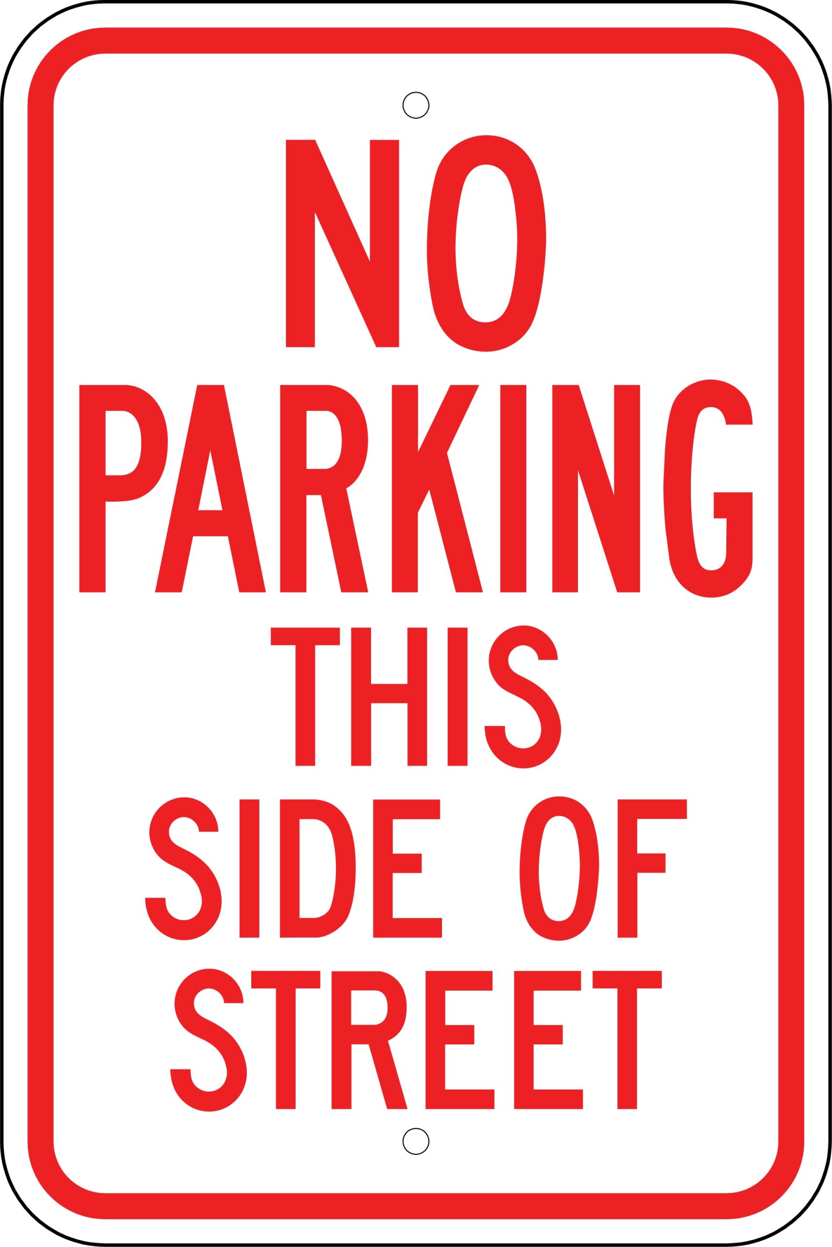 Printable No Parking Signs Cliparts co