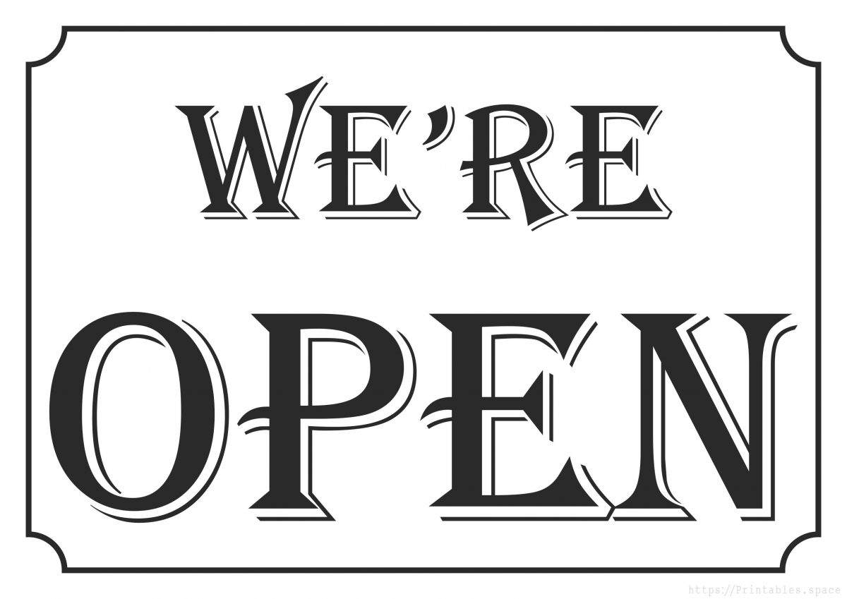 Printable Open And Closed Signs Free Printables Printable Open And Closed Signs Free Printables
