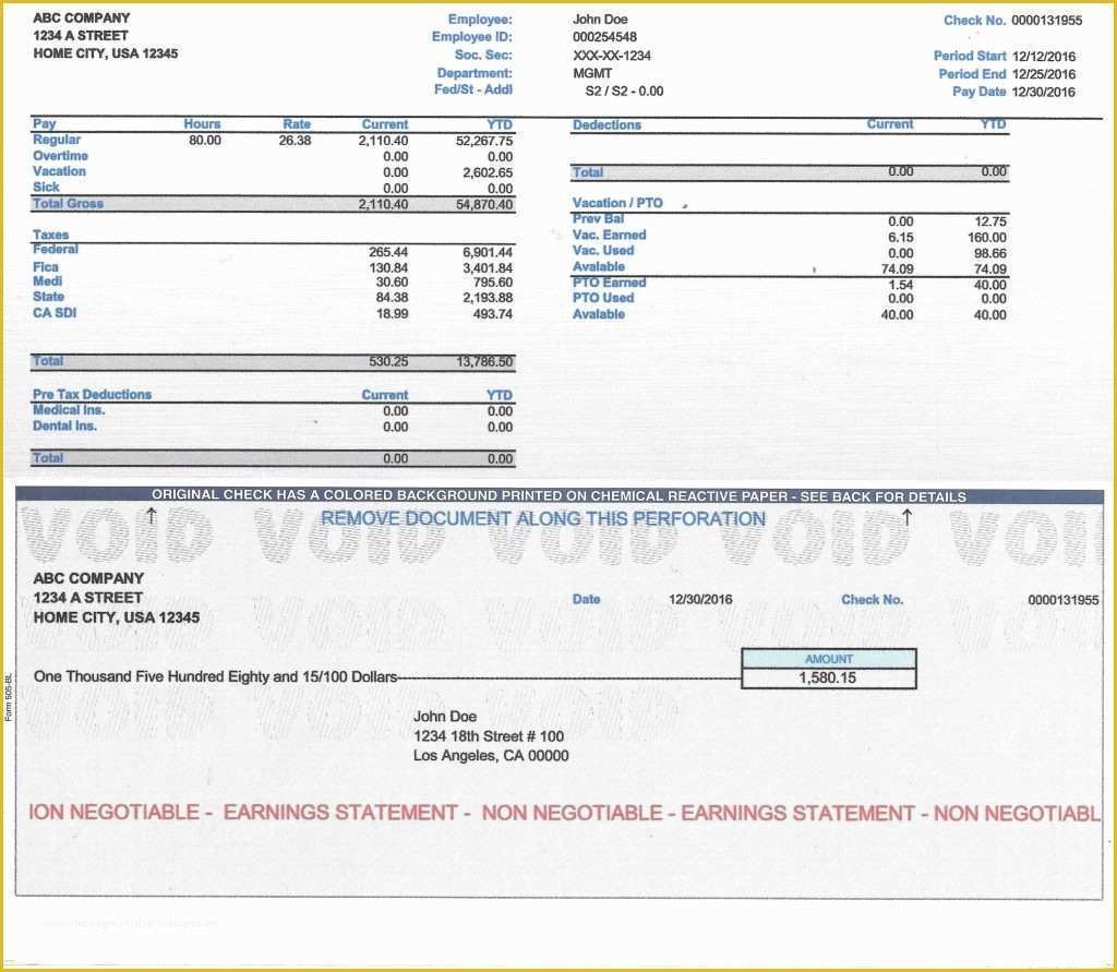 Printable Payroll Checks Prntbl concejomunicipaldechinu gov co