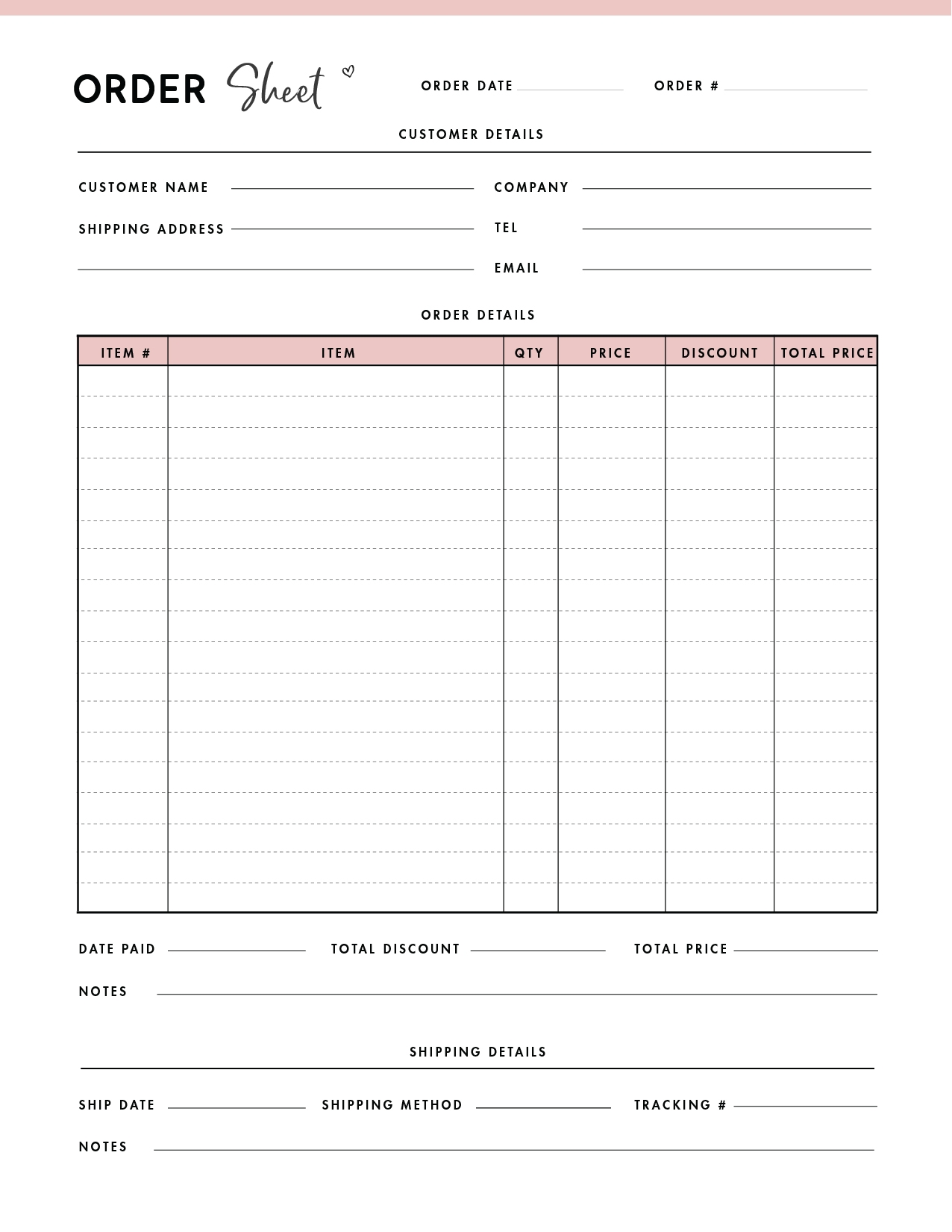 Printable Purchase Order Form Printable Forms Free Online