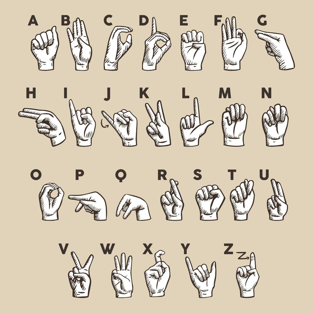 Printable Sign Language Alphabet