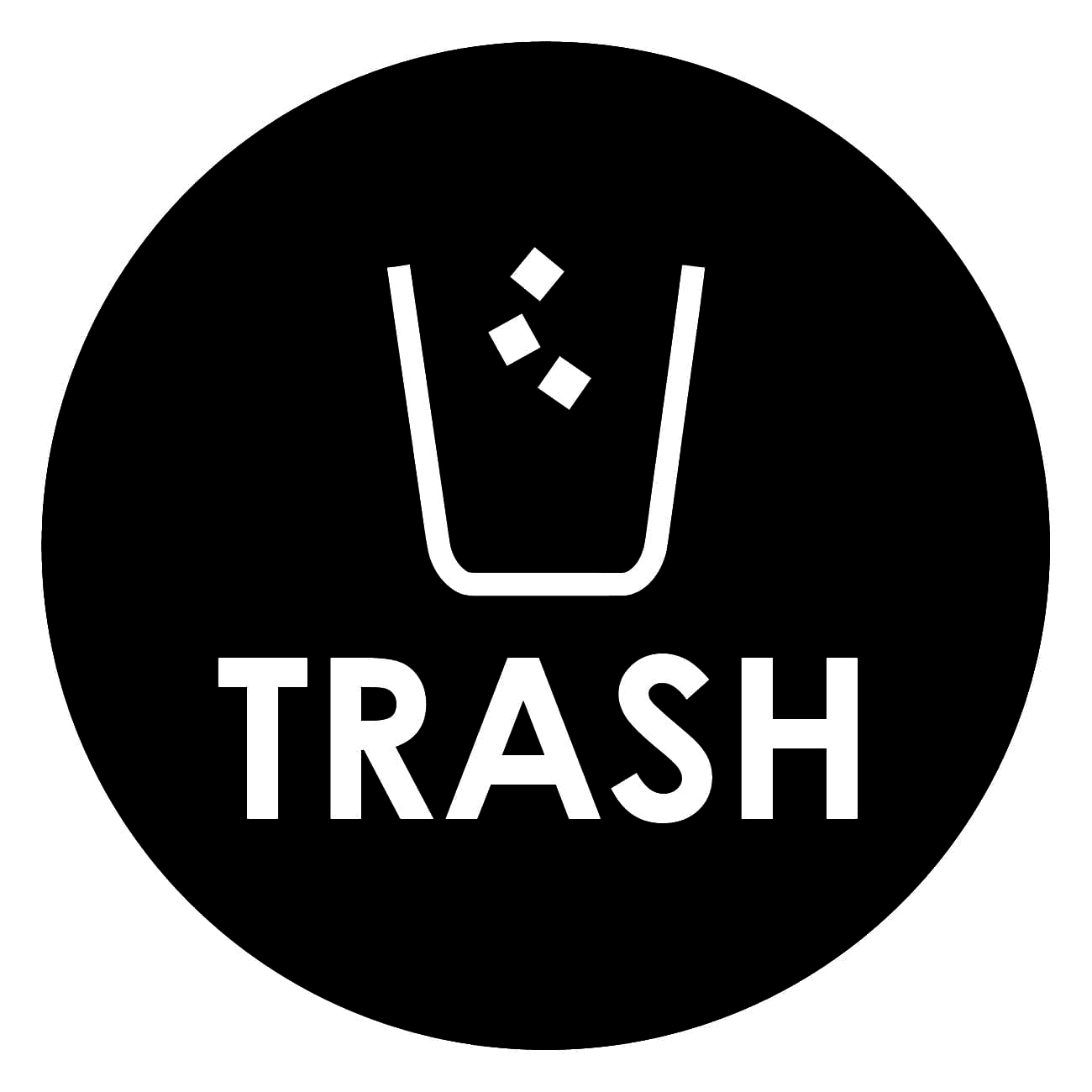 Printable Template Trash Sign Free Download And Print For You