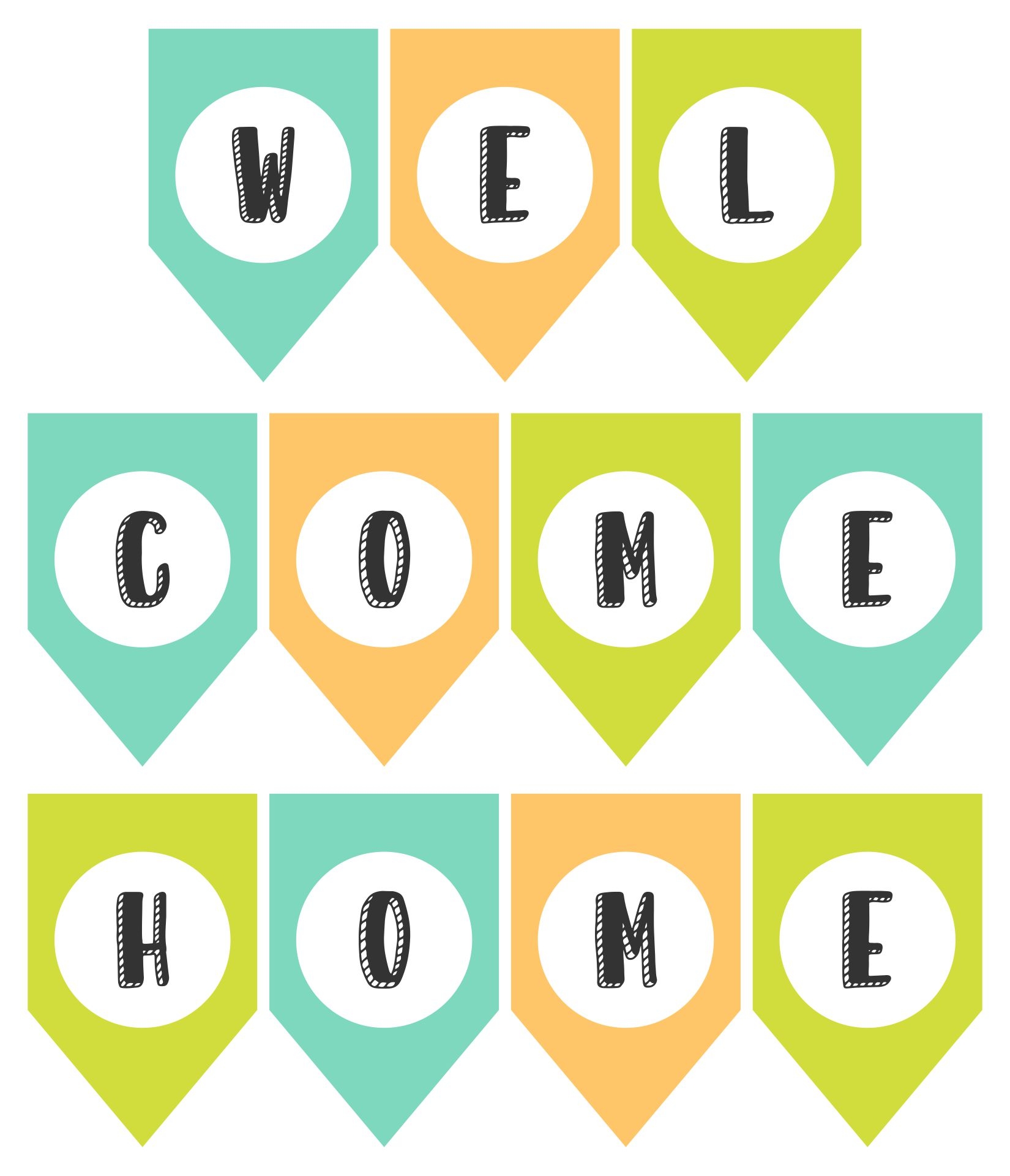 Printable Welcome Home Signs