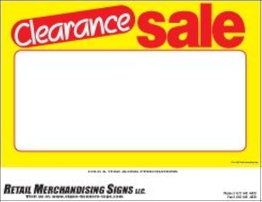 Retail PC Printable Laser Price Tags 7 X 11 Sale Business Store