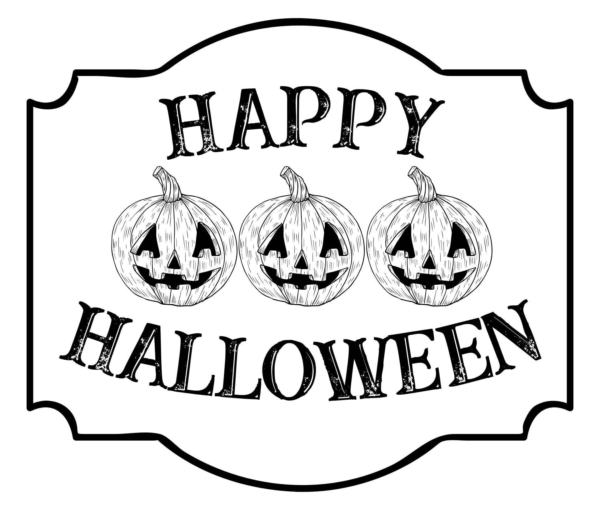 Scary Halloween Signs 15 Free PDF Printables Printablee