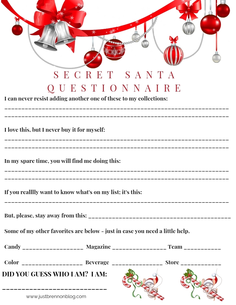 Secret Santa Printable Forms Free Printable Printable Forms Free Online Secret Santa Printable Forms Free Printable Printable Forms Free Online