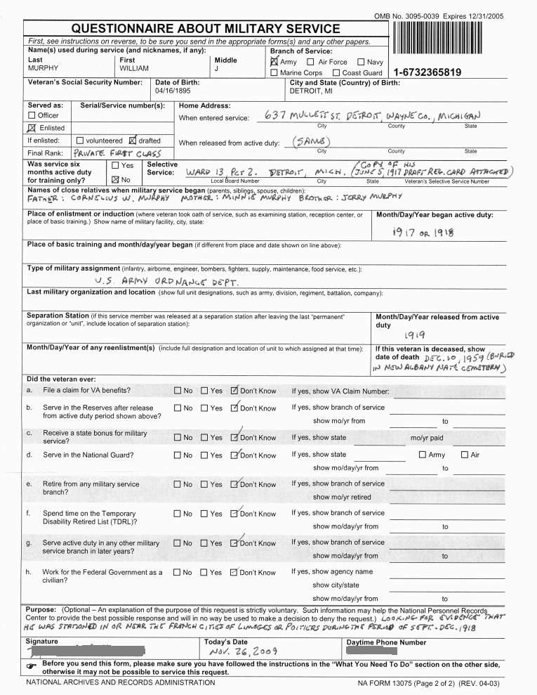 Sf 180 Printable Form