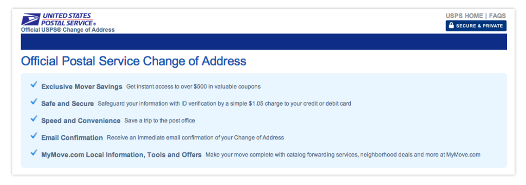 Us Postal Service Change Of Address Printable Form Printable Forms 