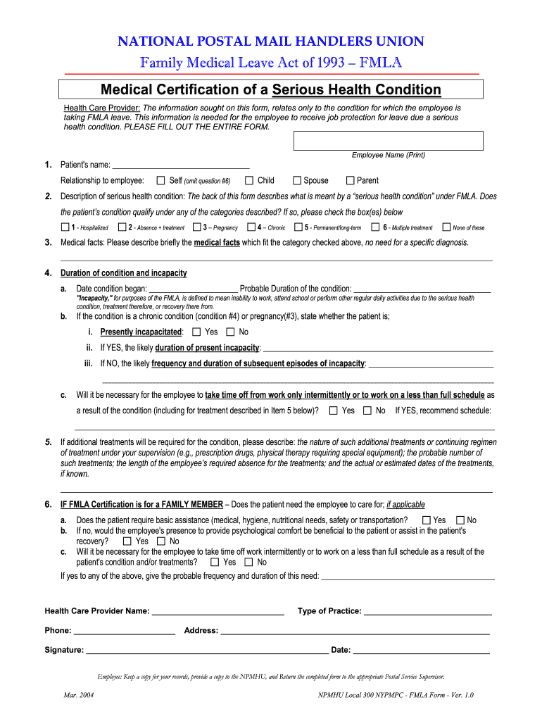 Usps Fmla Printable Forms Printable Form Templates And Letter
