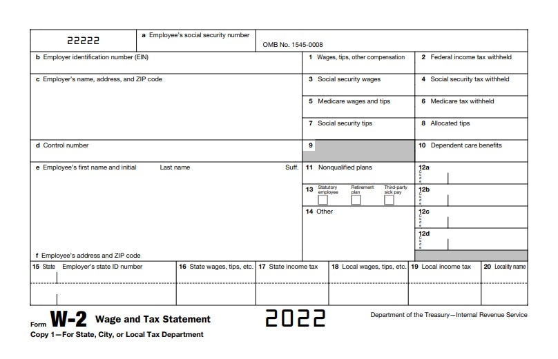 W2 Form 2022 Printable What Is Form W 2 Free Online Forms