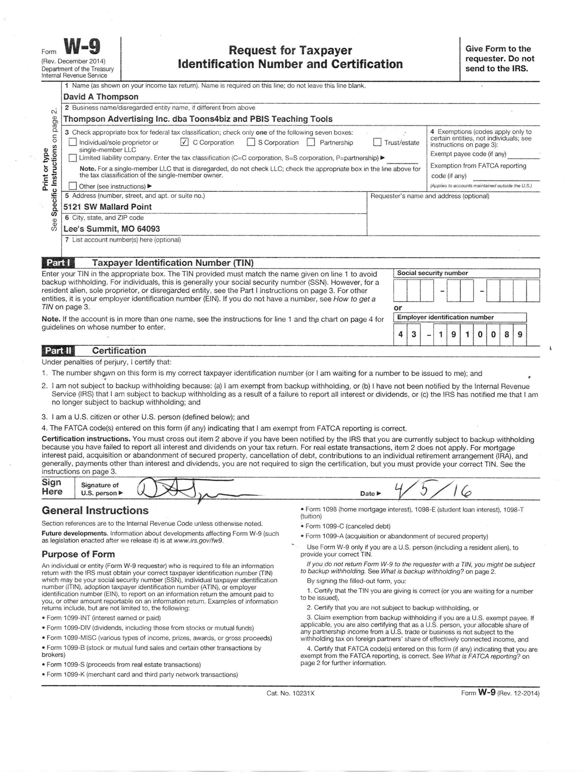 W9 Form 2024 Printable Irs Gov Hallie Jillene