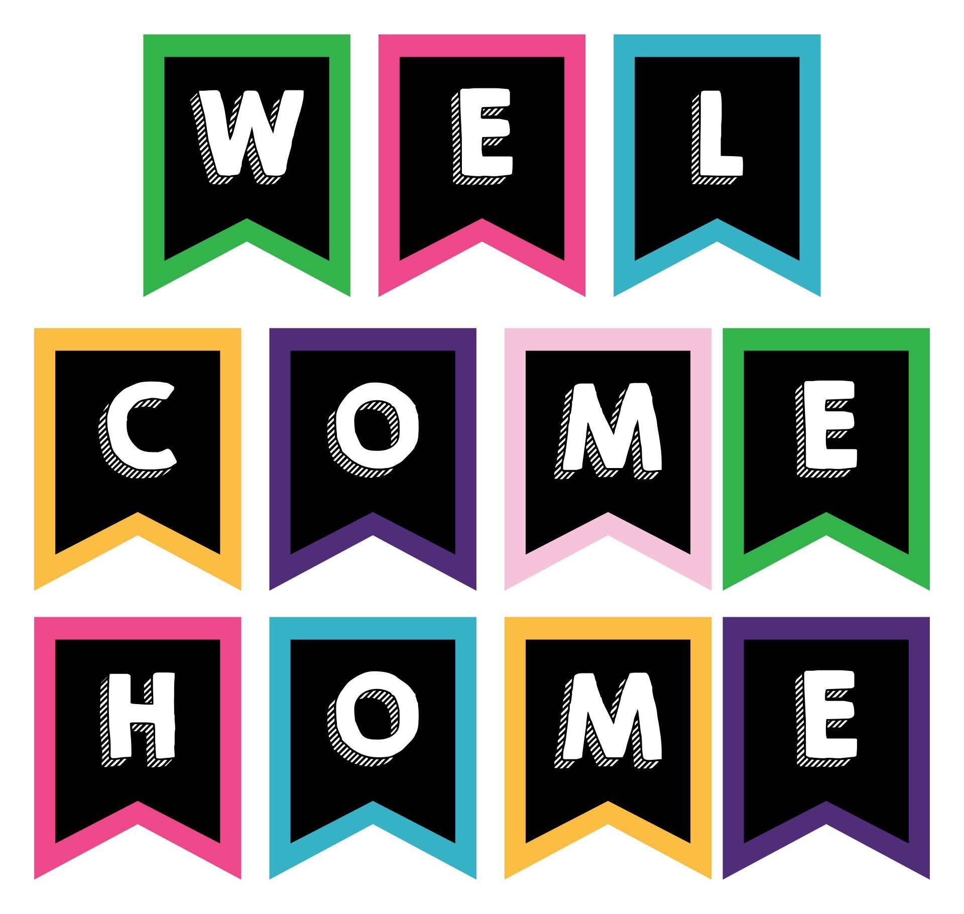 Welcome Home Banner Printable Free Welcome Banner Printable Welcome